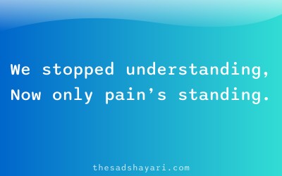 Husband wife breakup shayari about lost respect