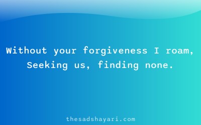 Maafi shayari Hindi about lost in relationship