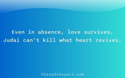 Heart touching judai shayari about love surviving distance