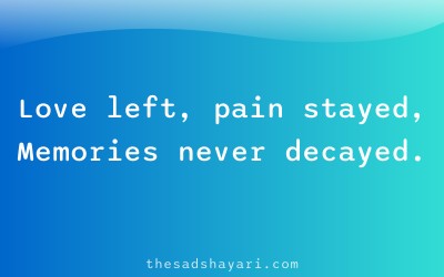Instagram sad shayari about heartbreak