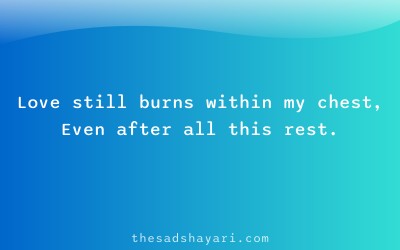 Judai Hindi shayari about pain after love