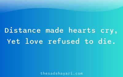 Judai shayari about love and distance