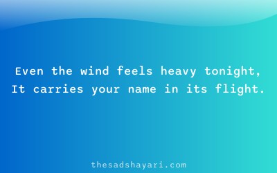 Gujarati sad shayari about loneliness and wind