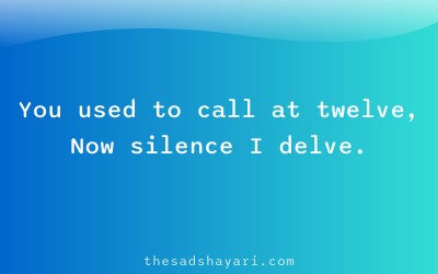 Birthday sad shayari about missing midnight wish