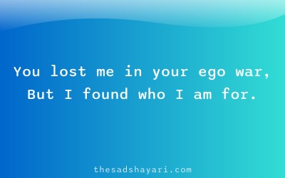 Self respect shayari about ego vs dignity