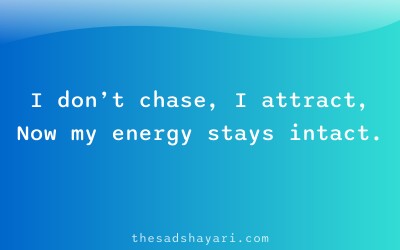 Positive Hindi shayari about energy and focus