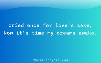 Positive Hindi shayari about new dreams