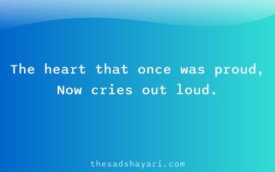 Pachtava Hindi shayari about regretful heart