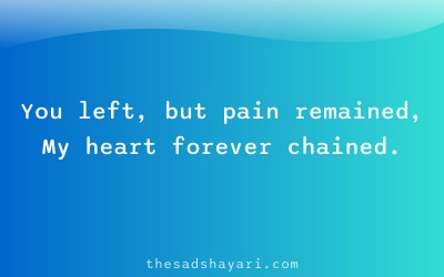 Sad shayari in Hindi about pain after breakup