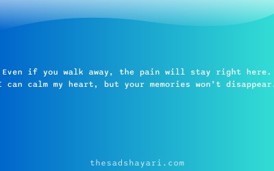 Dard bhari sad Hindi shayari about memories after breakup