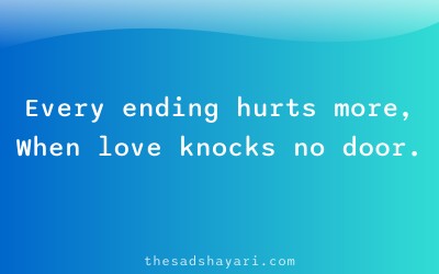 Sad Hindi shayari about painful breakup
