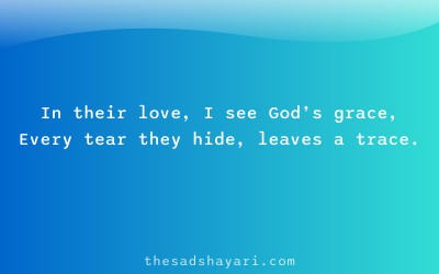 Parents emotional Hindi shayari about blessings