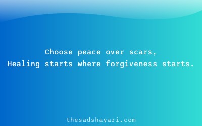 Motivational shayari about peace after heartbreak