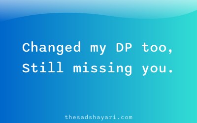 Sad DP quote shayari about love memories