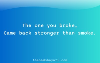 Motivational Hindi shayari about rebirth and strength