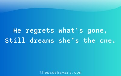 Emotional boys shayari about regret in love