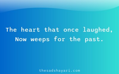 Regret Hindi shayari about heart’s sadness