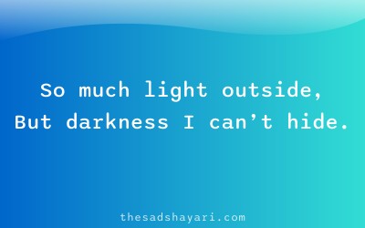 Festival akhilapan shayari about hidden sadness