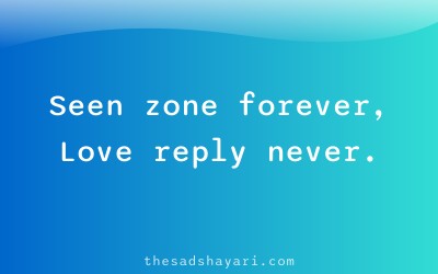 Sad Instagram caption about seen message