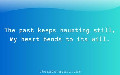 Heart touching sad shayari about past memories