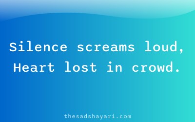 WhatsApp sad status about silent pain