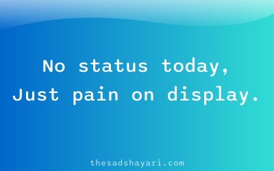 Sad DP quote shayari for WhatsApp and Instagram