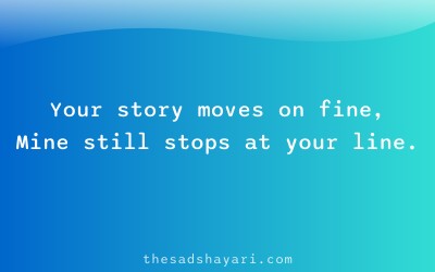 Ignore shayari in Hindi about moving on stories