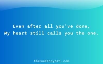 Emotional sad shayari for boyfriend about true love