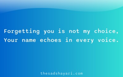 Gujarati sad shayari about unforgettable love