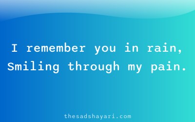 Gujarati shayari about remembering love in rain