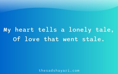 Alone sad shayari in Hindi about heart’s story