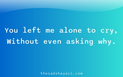 Heart touching Hindi shayari about lonely friend