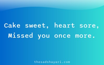 Birthday sad shayari about missing love again