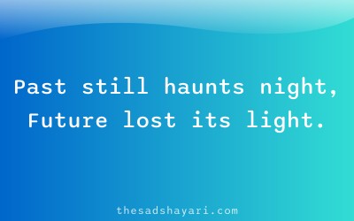 Short Hindi shayari about painful past