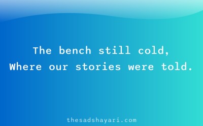 Waiting sad shayari about empty memories