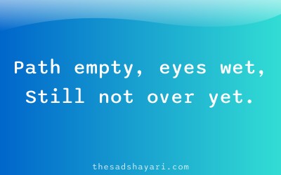 Heart touching waiting sad shayari in Hindi