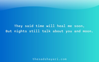 Emotional new sad shayari 2025 about unhealed love