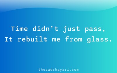 Hindi shayari about healing with time