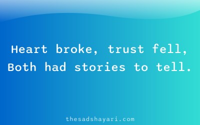 Trust toot gaya Hindi shayari about heartbreak