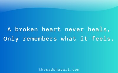 Dil tutyu Hindi shayari about broken heart feelings