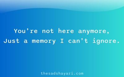 Sad shayari for ex in Hindi about memories