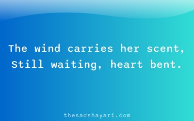 Sad Hindi shayari about waiting and memories