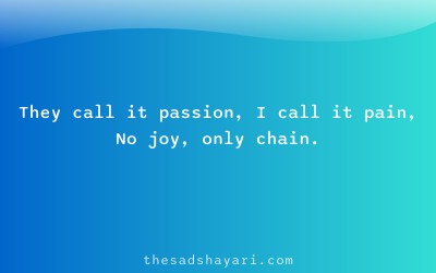 Sad Hindi shayari about pain of overworking