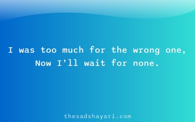 Hindi shayari about self worth after breakup