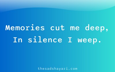 Sad Gujarati shayari about painful memories